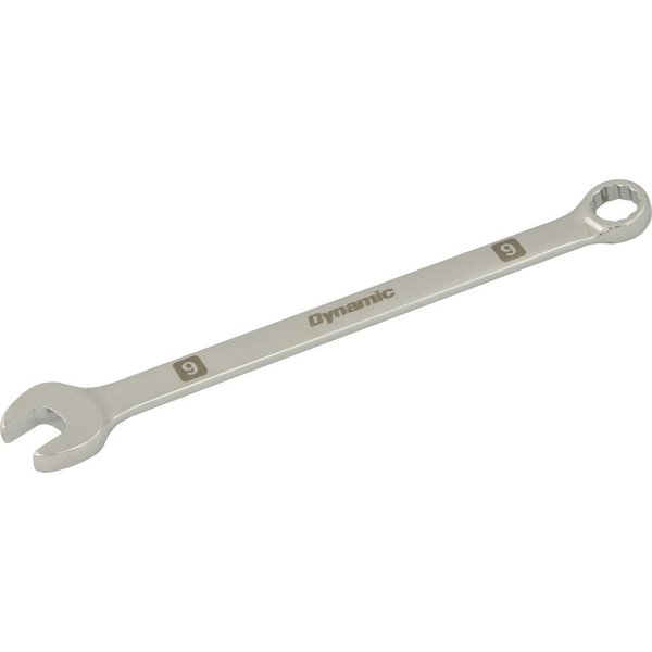 Dynamic Tools 9mm 12 Point Combination Wrench, Mirror Chrome Finish D074109